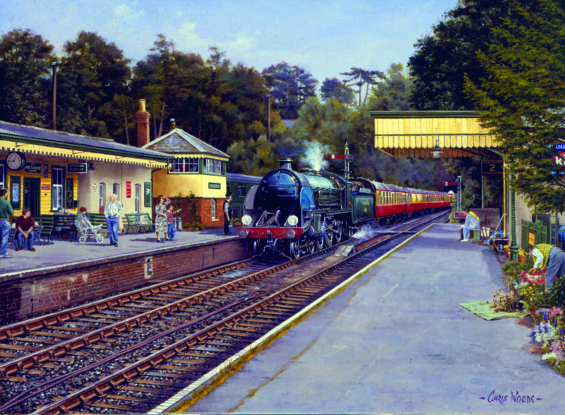Sunny Day at Alresford Greetings Cards